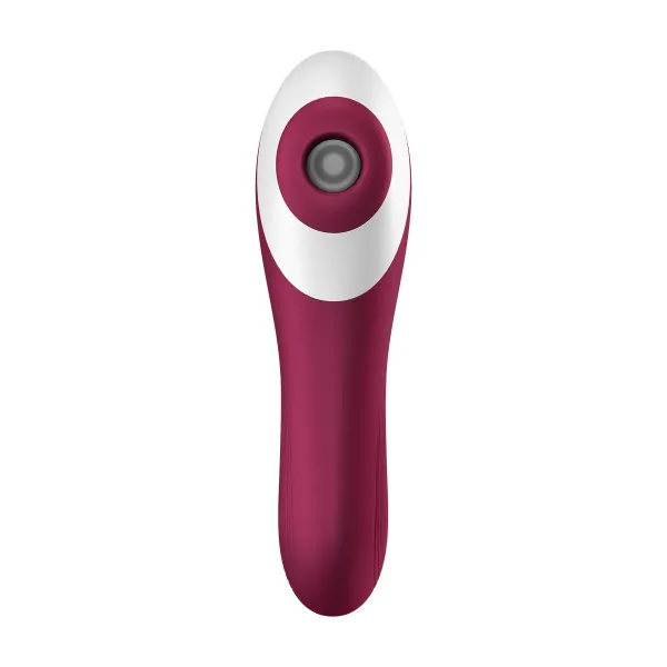 Kliitori imemise stimulaator Satisfyer Dual Crush Punane
