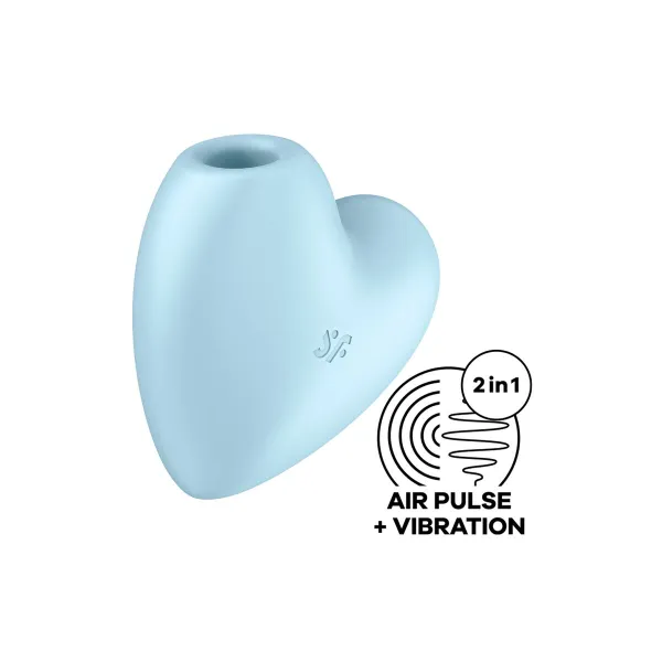 Присоски для клитора Satisfyer Cutie Heart Синий