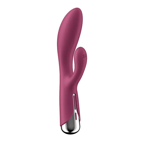 Dual Stimulation Vibe- vibraattori Satisfyer Spinning Rabbit 1 Punainen