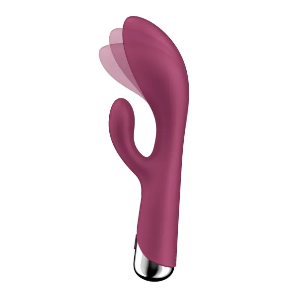 Dual Stimulation Vibe- vibraattori Satisfyer Spinning Rabbit 1 Punainen