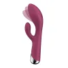 Tihe Topeltstimulatsioon Vibe Satisfyer Spinning Rabbit 1 Punane