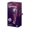 Двойной стимулирующий вибратор Satisfyer Spinning Rabbit 1 Красный