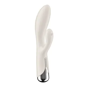 Dual Stimulation Vibe- vibraattori Satisfyer Spinning Rabbit 1 Valkoinen