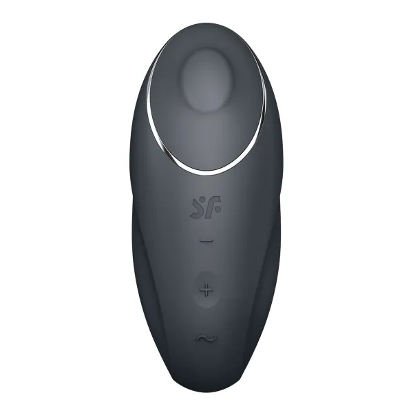 Hierontalaite Satisfyer Tap & Climax Harmaa