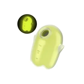 Klitorio siurbimo stimuliatorius Satisfyer Glowing Ghost Geltona
