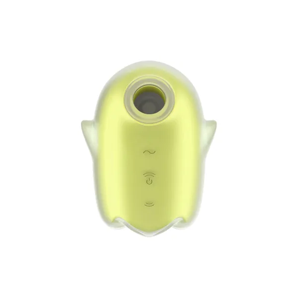 Klitorio siurbimo stimuliatorius Satisfyer Glowing Ghost Geltona