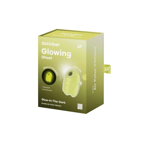 Klitorio siurbimo stimuliatorius Satisfyer Glowing Ghost Geltona