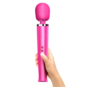 Pārnēsājams Lādētājs Pie Sienas Stiprināmam Masāžas Rīkam Le Wand Magenta Rozā