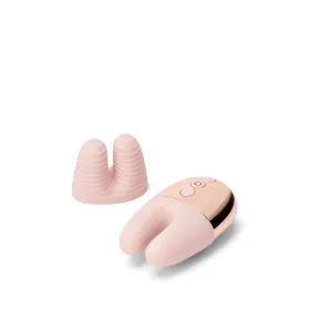 Vibrators Le Wand Double Vibe Bronza Rozā zelta