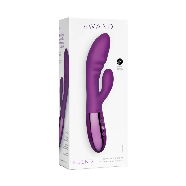 Šildymo vibracija Le Wand Blend Purpurinė