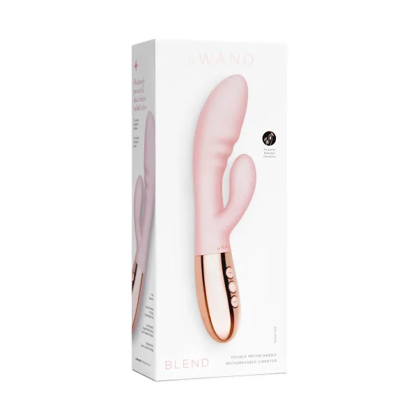 Divkārši Stimulējošs Vibrators Le Wand Blend Rose Gold Bronza Rozā zelta