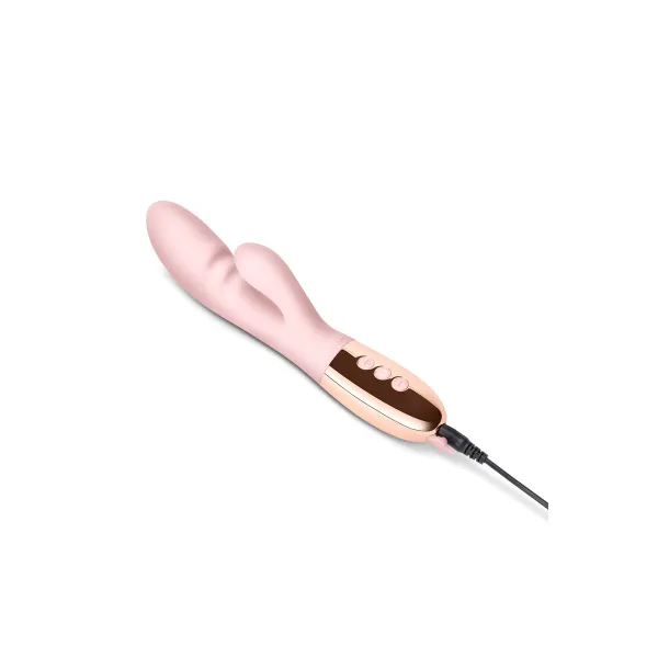Dvigubos Stimuliacijos Vibratorius Le Wand Blend Rose Gold Auksinis Auksinė rožė