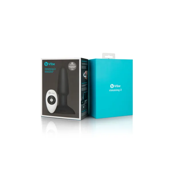 Anālais spraudnis ar tālvadības pulti B-Vibe 5858070000 Melns