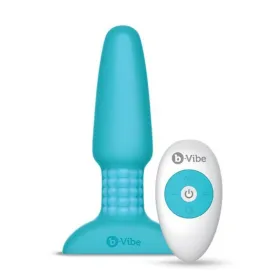 Anālais spraudnis ar tālvadības pulti B-Vibe RIMMING PLUG 2 Zils