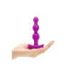 Kolme helmega anaalvibraator fuksiaroosa B-Vibe 92740 Roosa