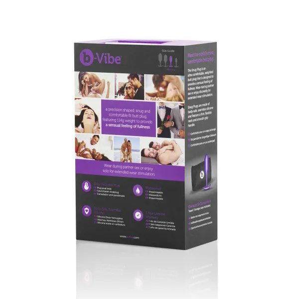 Anālais spraudnis B-Vibe 96731 Violets