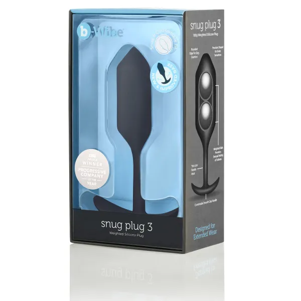 Anustappi B-Vibe SNUG PLUG 3 Musta