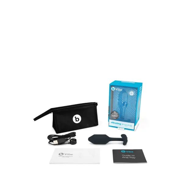 Anālais spraudnis B-Vibe Vibrating Melns