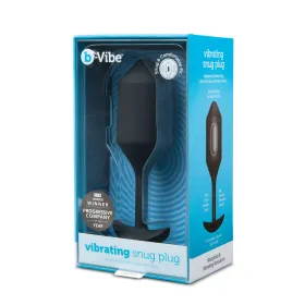 Anālais spraudnis B-Vibe Vibrating Melns