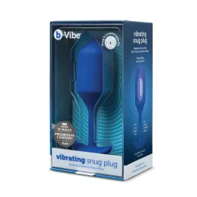 Anālais spraudnis B-Vibe Vibrating Zils