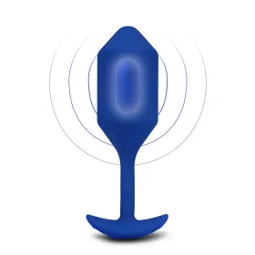 Anālais spraudnis B-Vibe Vibrating Zils