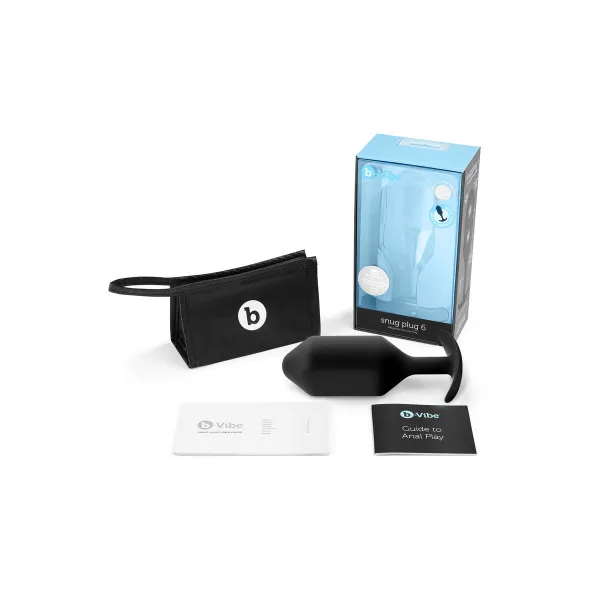 Analinis kištukas B-Vibe 6 Juoda