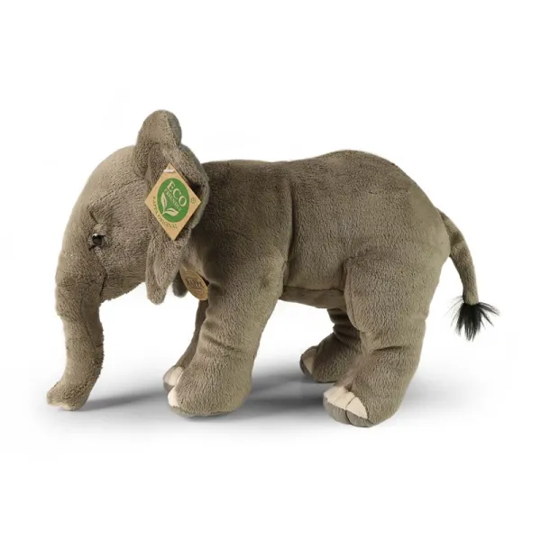 Rappa - Plush Realistic Toy African Elephant 28 cm Eco-Friendly