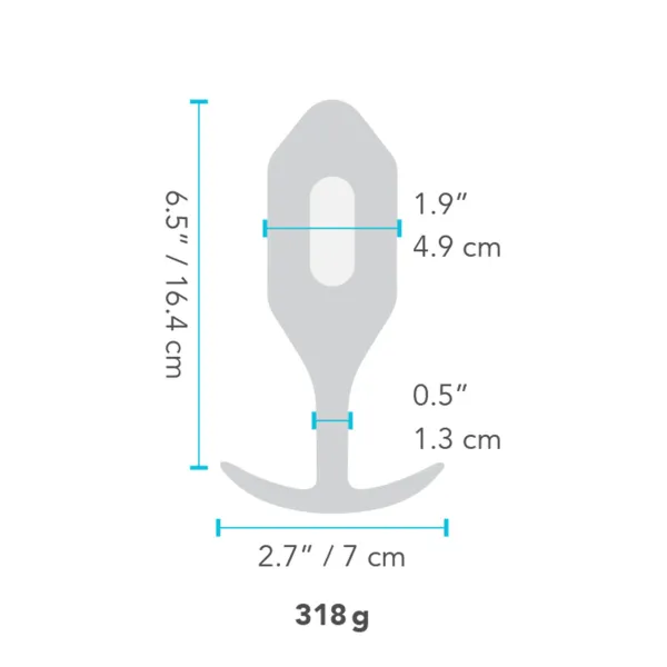 Anustappi B-Vibe Vibrating XXL Black