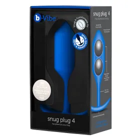 Anālais spraudnis B-Vibe 4 Zils Tumši Zils