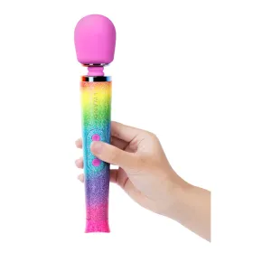 Pie Sienas Stiprināms Masāžas Rīks Le Wand Rainbow Daudzkrāsains