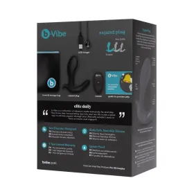 Anālais spraudnis B-Vibe EXPAND Melns