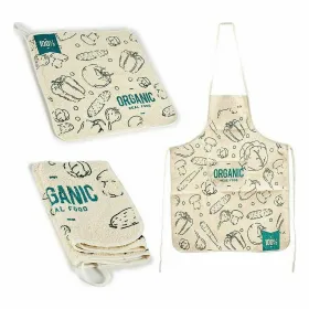 Kitchen Set Kinvara Organic Blue White Polyester 2 Pieces