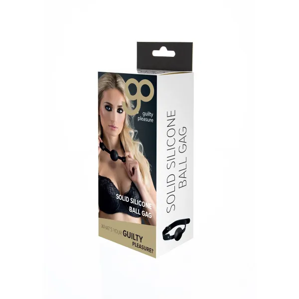 Solid Ball Gag suutropp reguleeritava rihmaga Guilty Pleasure
