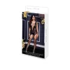 Esitraksidega korsett-kalavõrk-kehasukk, üks suurus Baci Lingerie BW3125 Must Üks suurus