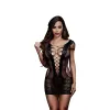 Мини-платье с корсетом на шнурках, единый размер Baci Lingerie BLW3126 Чёрный (Один размер)
