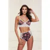 Набор нижнего белья с поясом Baci Lingerie Floral & Lace Серый (M/L)