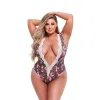 Боди Baci Lingerie Floral & Lace Серый XL