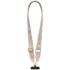 Guess Universal Crossbody Strap 4G Tether Patch Strass Metal Logo - Universal Phone Strap / Lanyard (Pink)