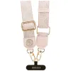 Guess Universal Crossbody Strap 4G Tether Patch Strass Metal Logo - Universal Phone Strap / Lanyard (Pink)