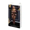 Žakarda apspīlētais kostīms ar mežģīnēm, lielais izmērs Baci Lingerie 00209 (Queen)