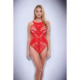 Bodijs Baci Lingerie Sarkans Viens izmērs