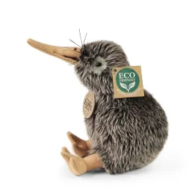 Rappa - Plush realistic Kiwi mascot sitting 15 cm Eco-Friendly