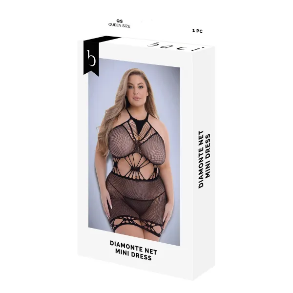 Платье Baci Lingerie Чёрный (Queen size)