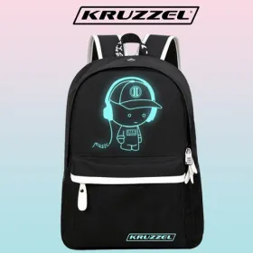 Kruzzel USB-valgustusega seljakott 19374