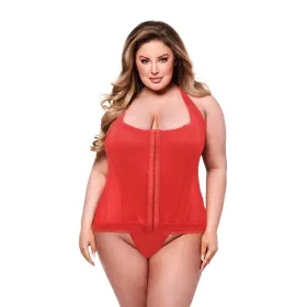Bodijs Baci Lingerie Sarkans 3XL/4XL