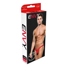 Stringid Lowrise Envy Zip Punane L/XL