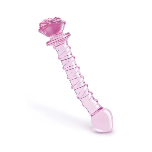 Dildo Dream Toys Glaze Glass Rozā
