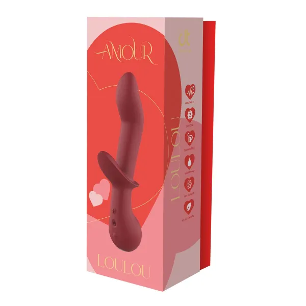 Šildymo vibracija Dream Toys Amour Raudona
