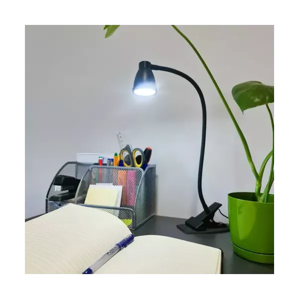 Desk lamp with clip - black Izoxis 19454