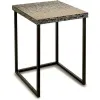 Side table Gift Decor Grey Mother of pearl 47 x 62 x 47 cm